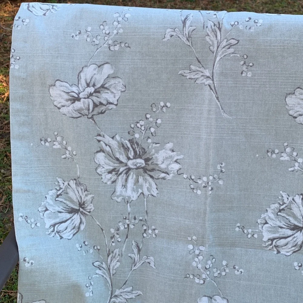 Custom Floral drapes